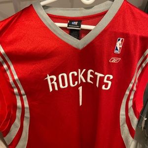 NBA Authentic Reebok Tracy McGrady Rockets Jersey